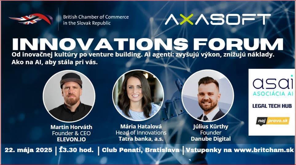 Pozývame Vás na event INNOVATIONS FORUM 2025